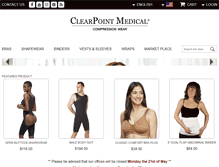 Tablet Screenshot of clearpointmedical.com